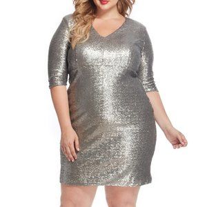 Rebel Wilson X Angels Plus Size Sequin Dress NWOT